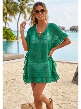 Venus green cover up S/M
